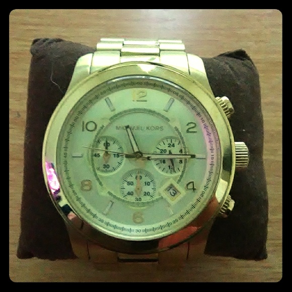 MK Michael Kors mans gold watch - Picture 1 of 6